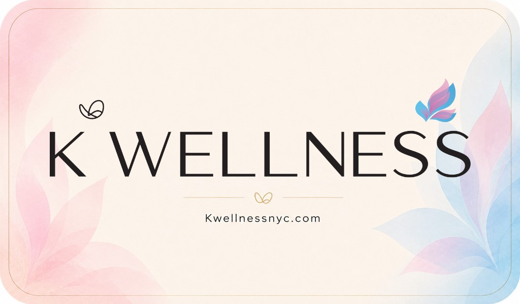 K Wellness NYC logo card