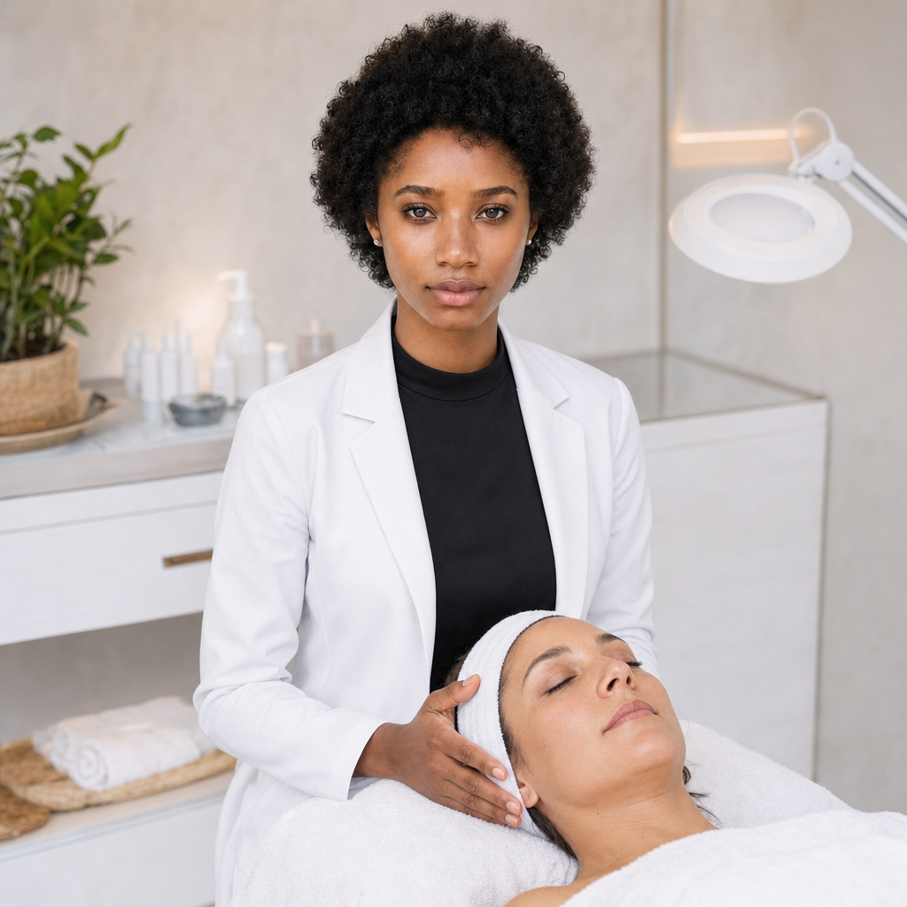 Resting after Facial Cleansing & Cream