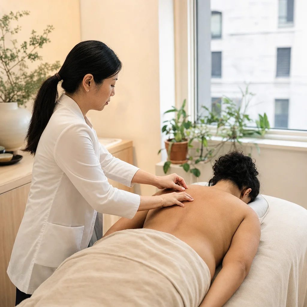 Hands-on soft-tissue support during PT follow-up