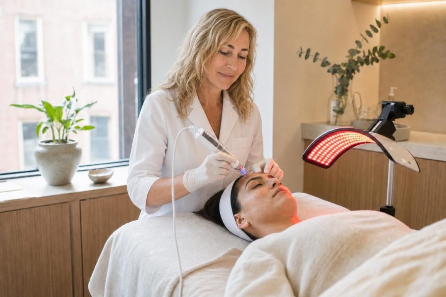 Microneedling with Constitutional Acupuncture & LED at K Wellness NYC