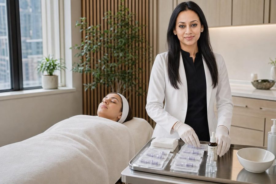 Four-Session Microneedling Package at K Wellness NYC