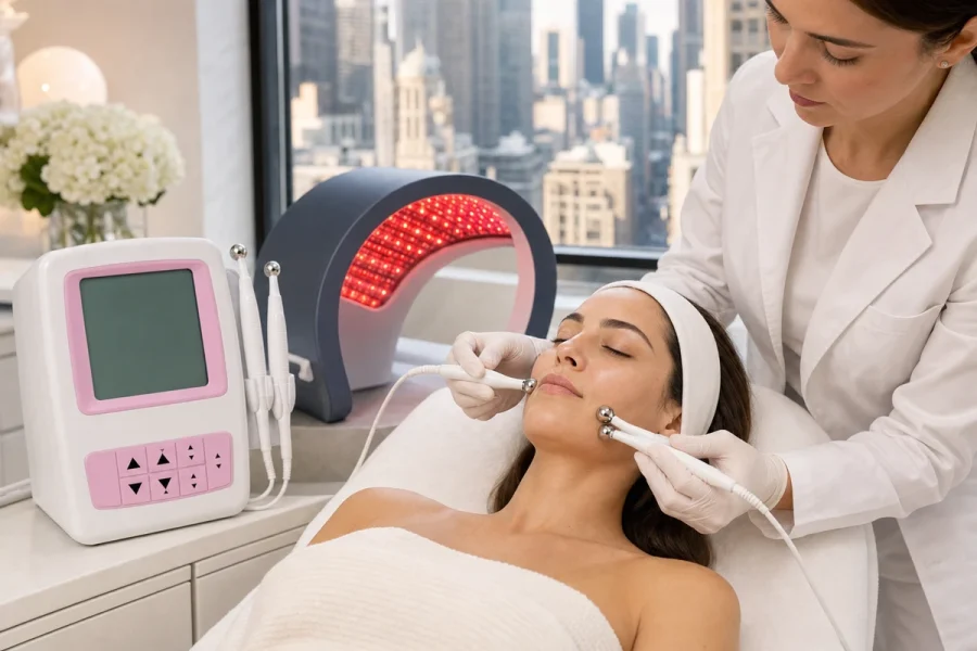 Deluxe Anti Aging Longevity Facial — microcurrent and red light