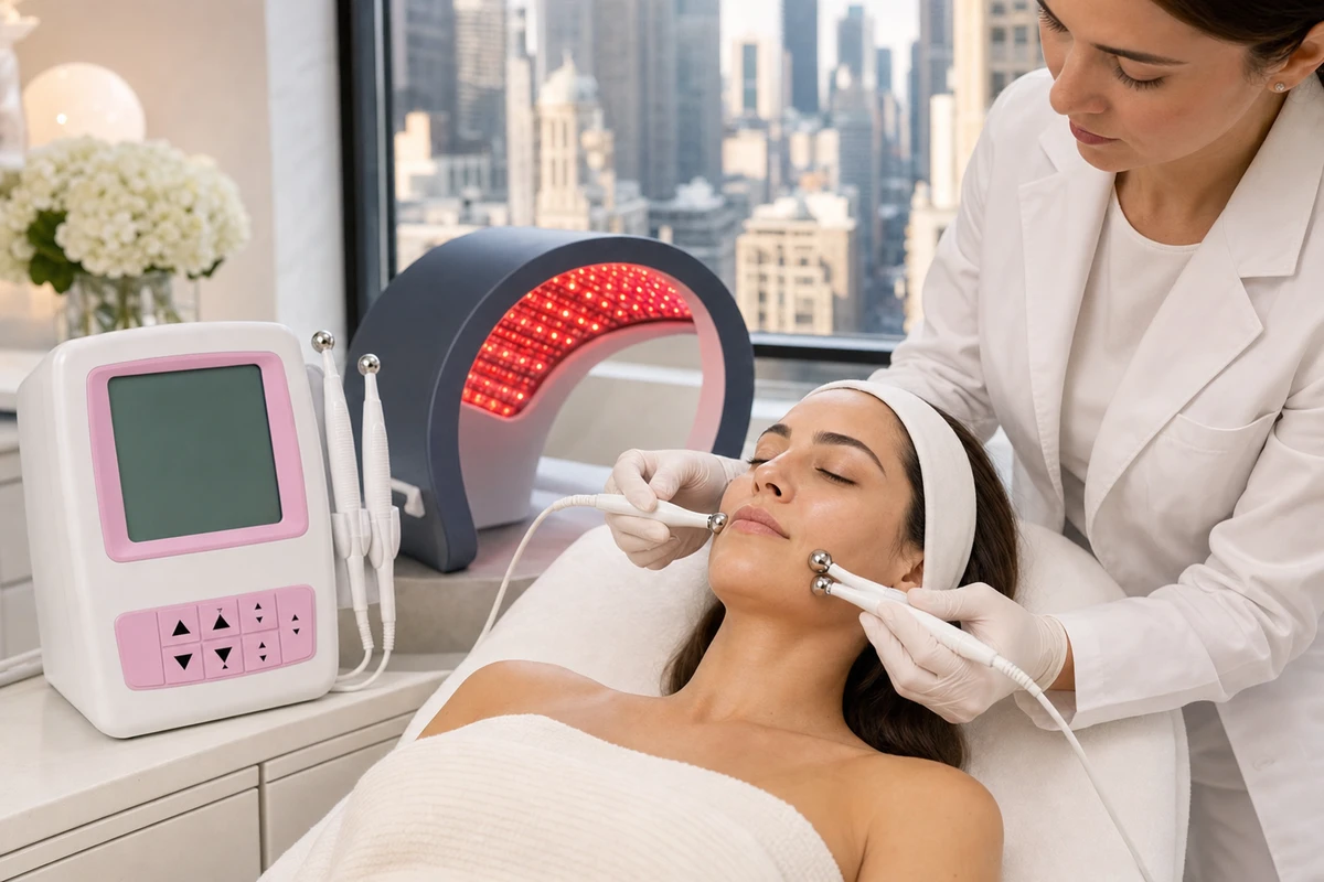 Deluxe Anti Aging Longevity Facial — microcurrent and red light