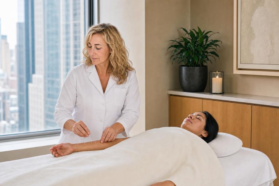 Debora Silverman providing acupuncture 45 minutes at K Wellness NYC