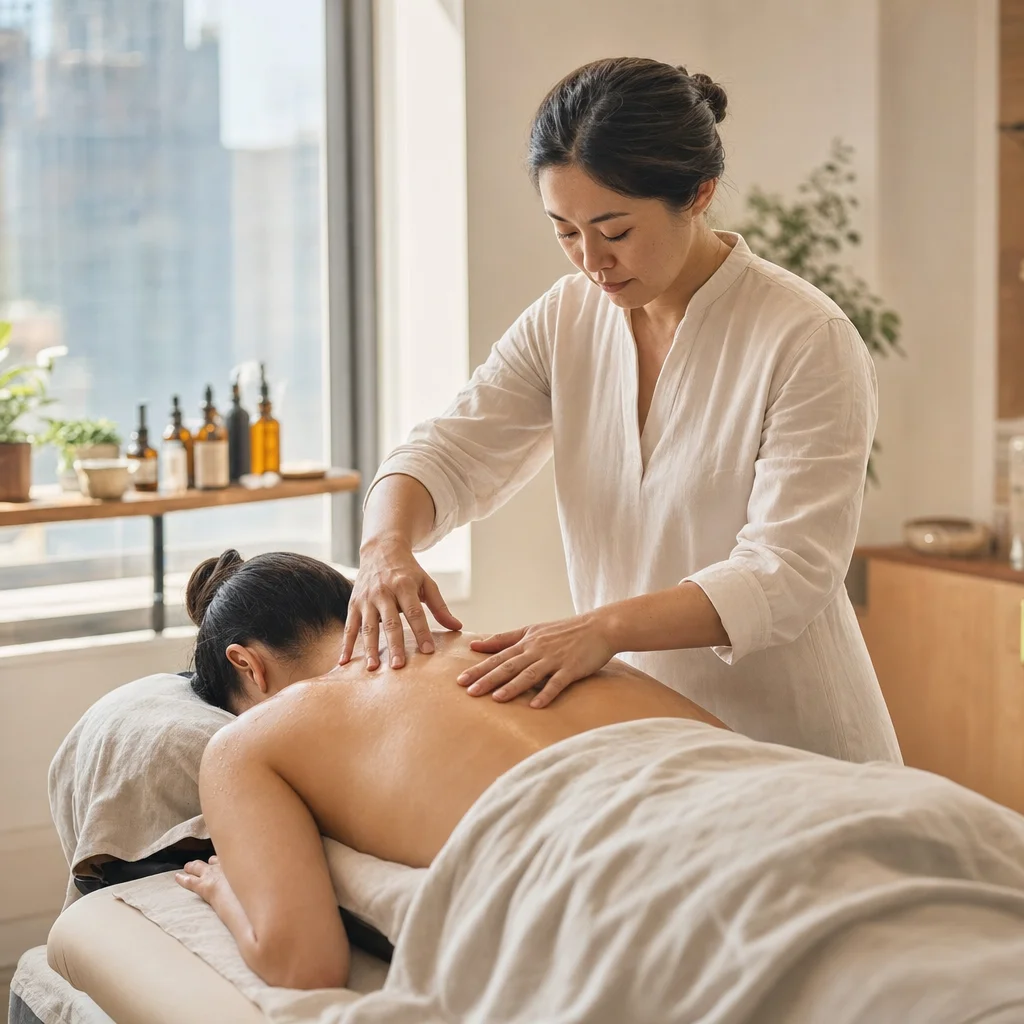 Tongi circulation therapy during a comprehensive healing course