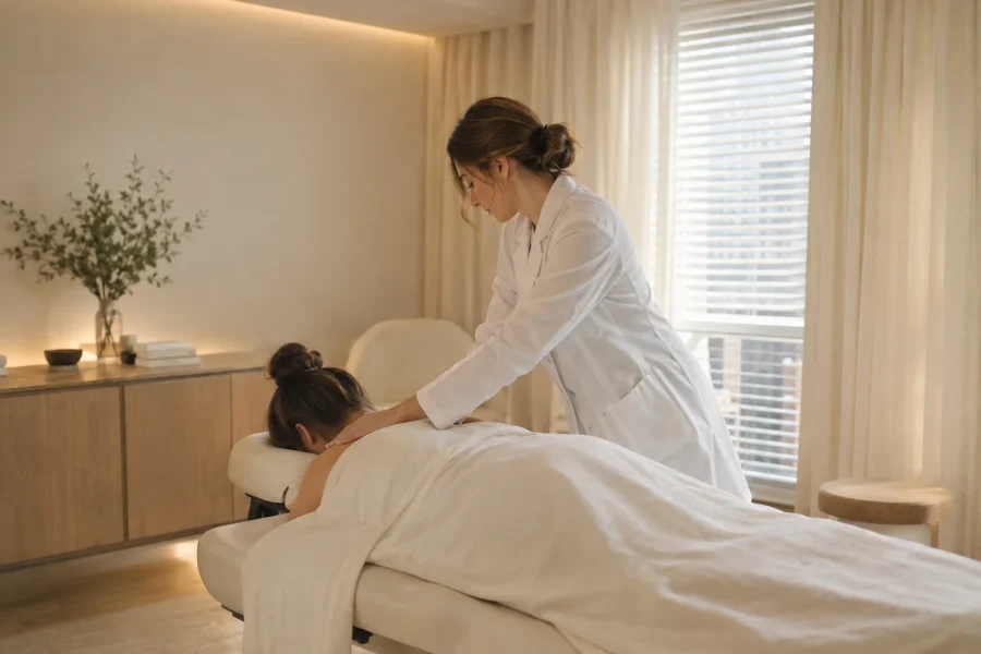 Initial chiropractic consultation at K Wellness NYC