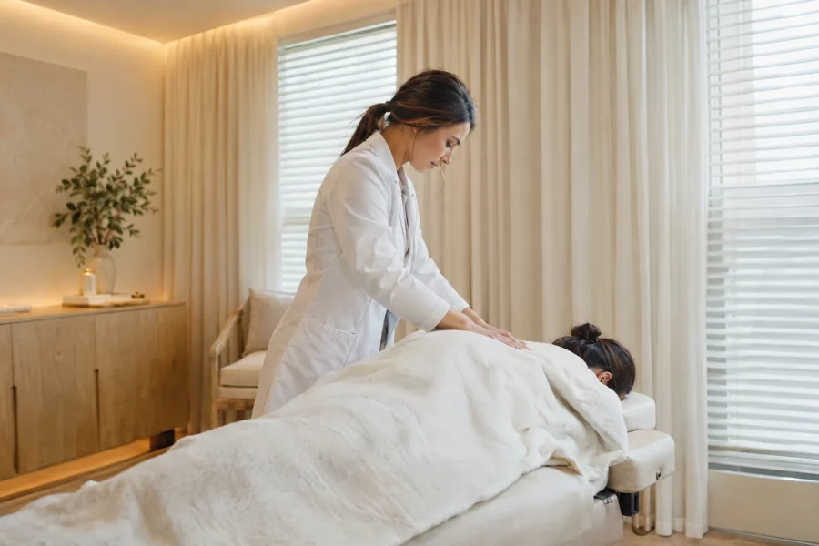 Insurance chiropractic session at K Wellness NYC