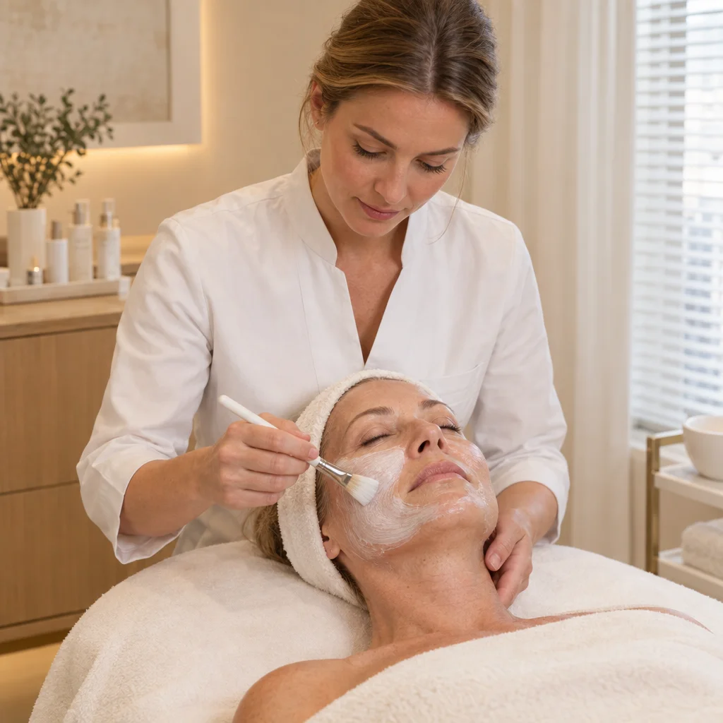 Restorative firming mask for mature skin