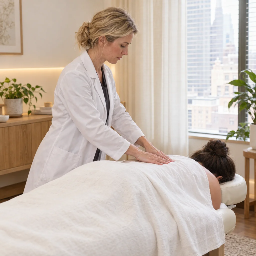 Initial chiropractic consultation assessment at K Wellness