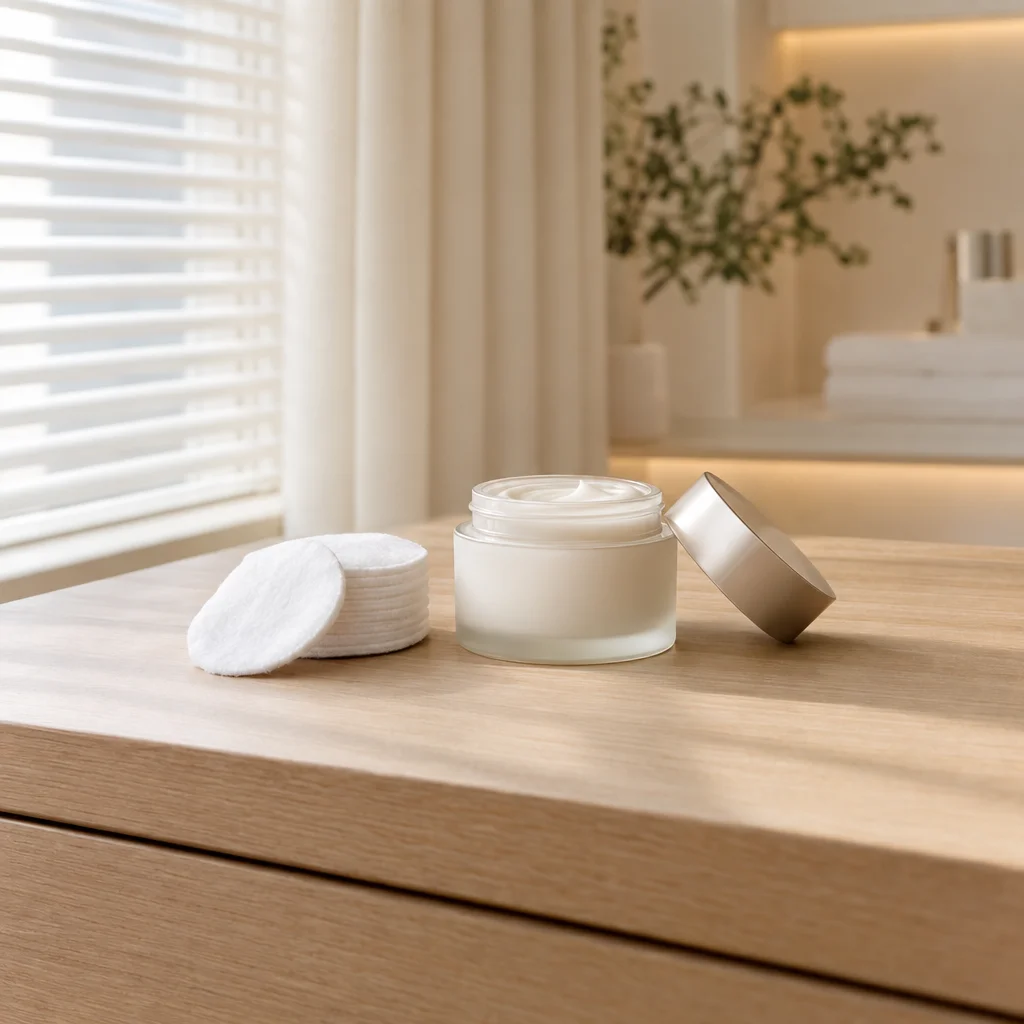 Hydrating finish products for a luminous express facial
