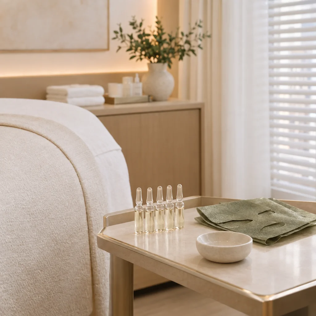 Peptide layers and seaweed mask elements prepared