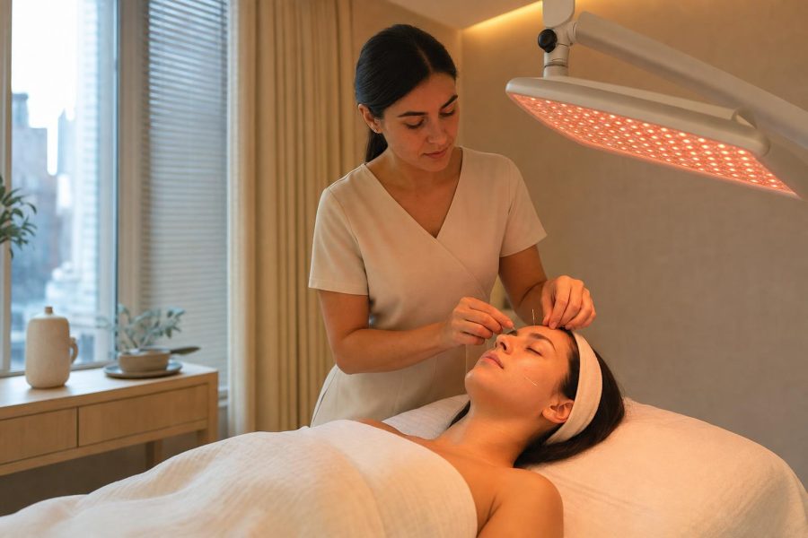 Acupuncture facial rejuvenation at K Wellness NYC