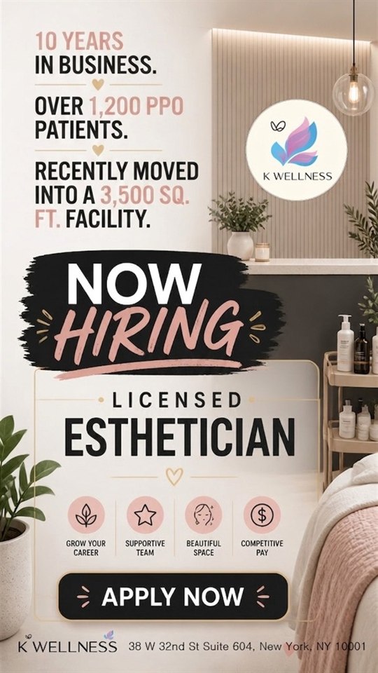 Licensed Esthetician