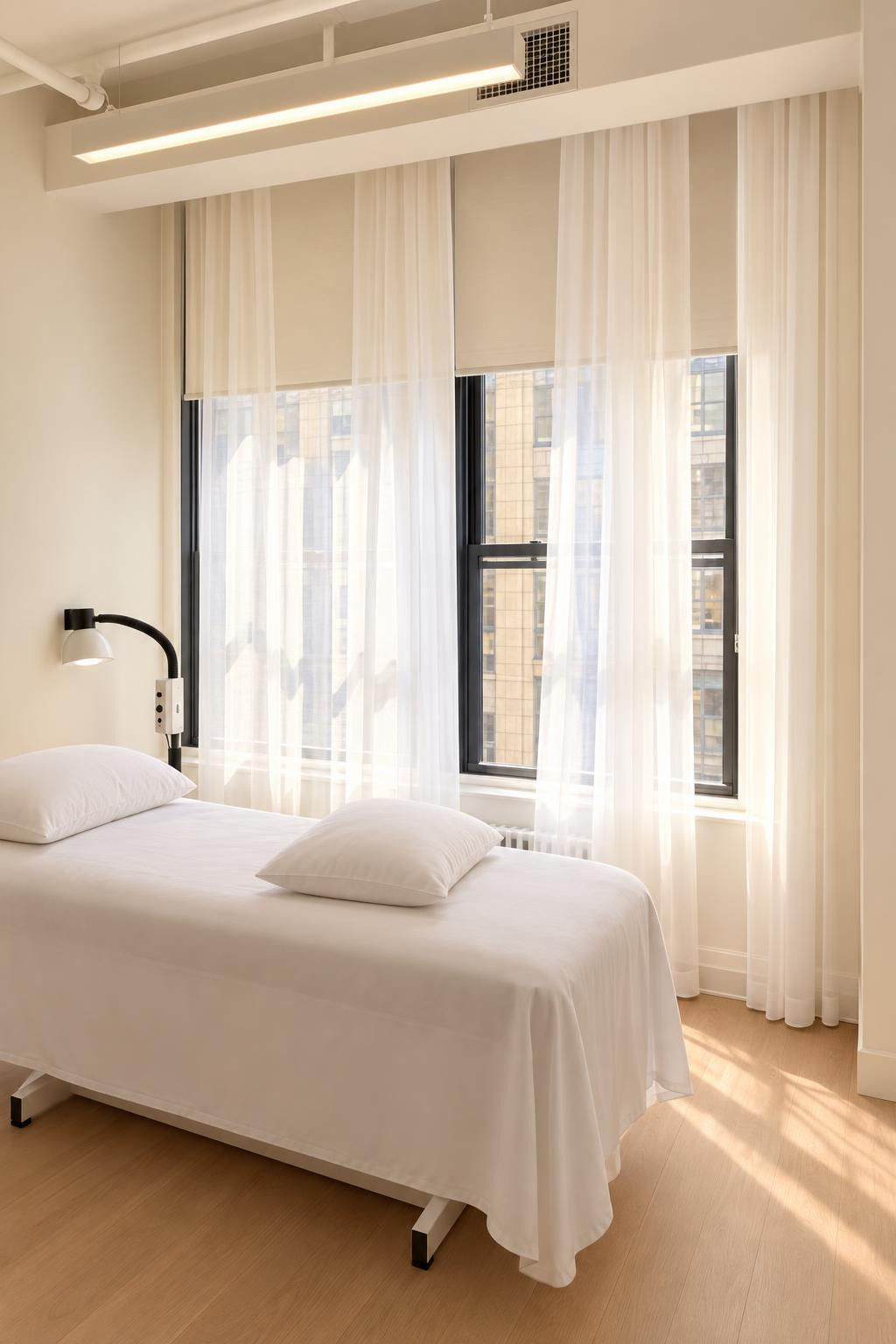 Furnished treatment room at K Wellness NYC